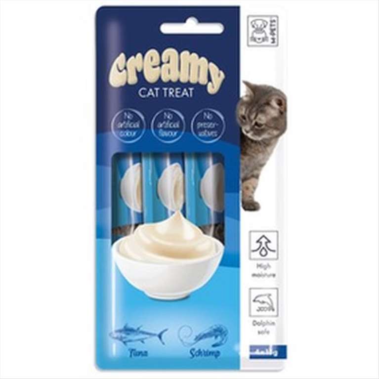 חטיפי בלגיים  M-pets Creamy Tuna and Shrimps
