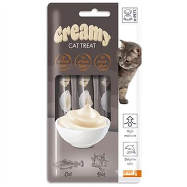 חטיפי בלגיים  M-pets Creamy Cod and Beef