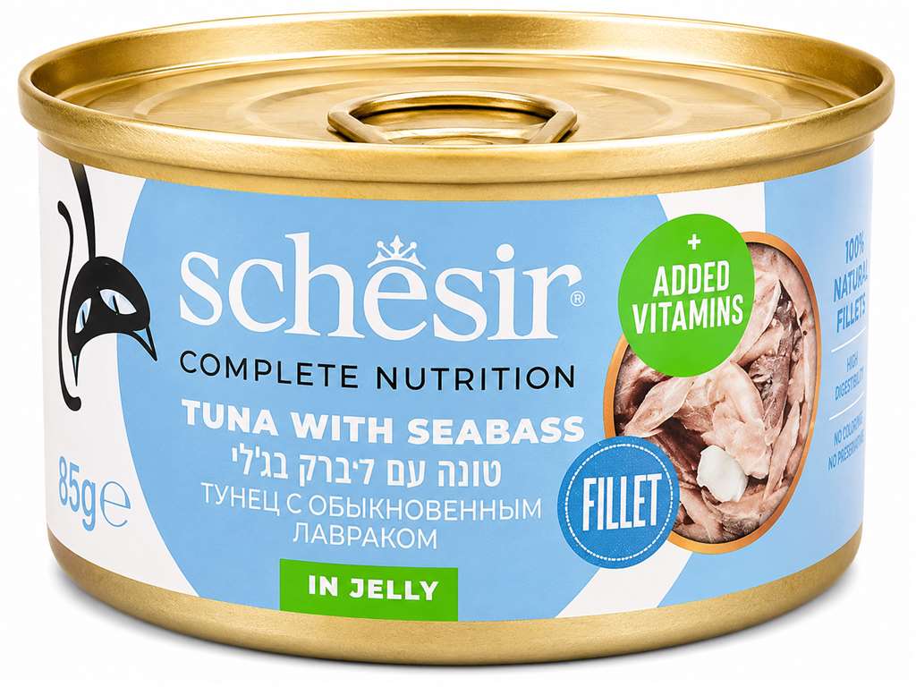 Schesir Complete Nutrition – טונה עם לברק בג'לי